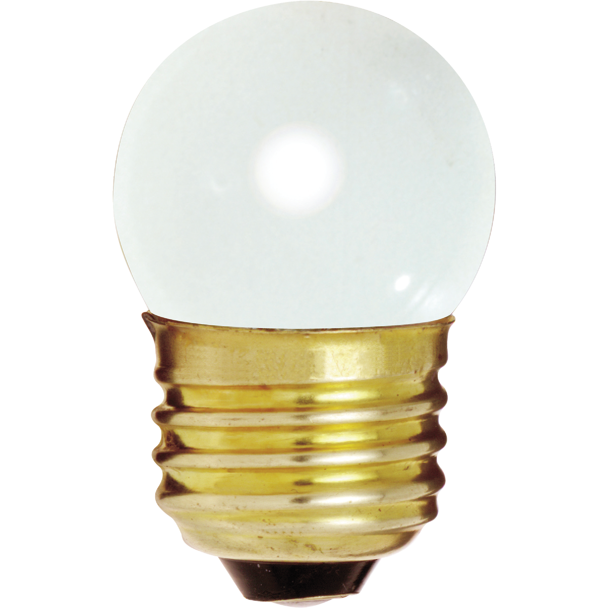 Satco 7.5W Frosted Medium Base S11 Incandescent Light Bulb Image 1