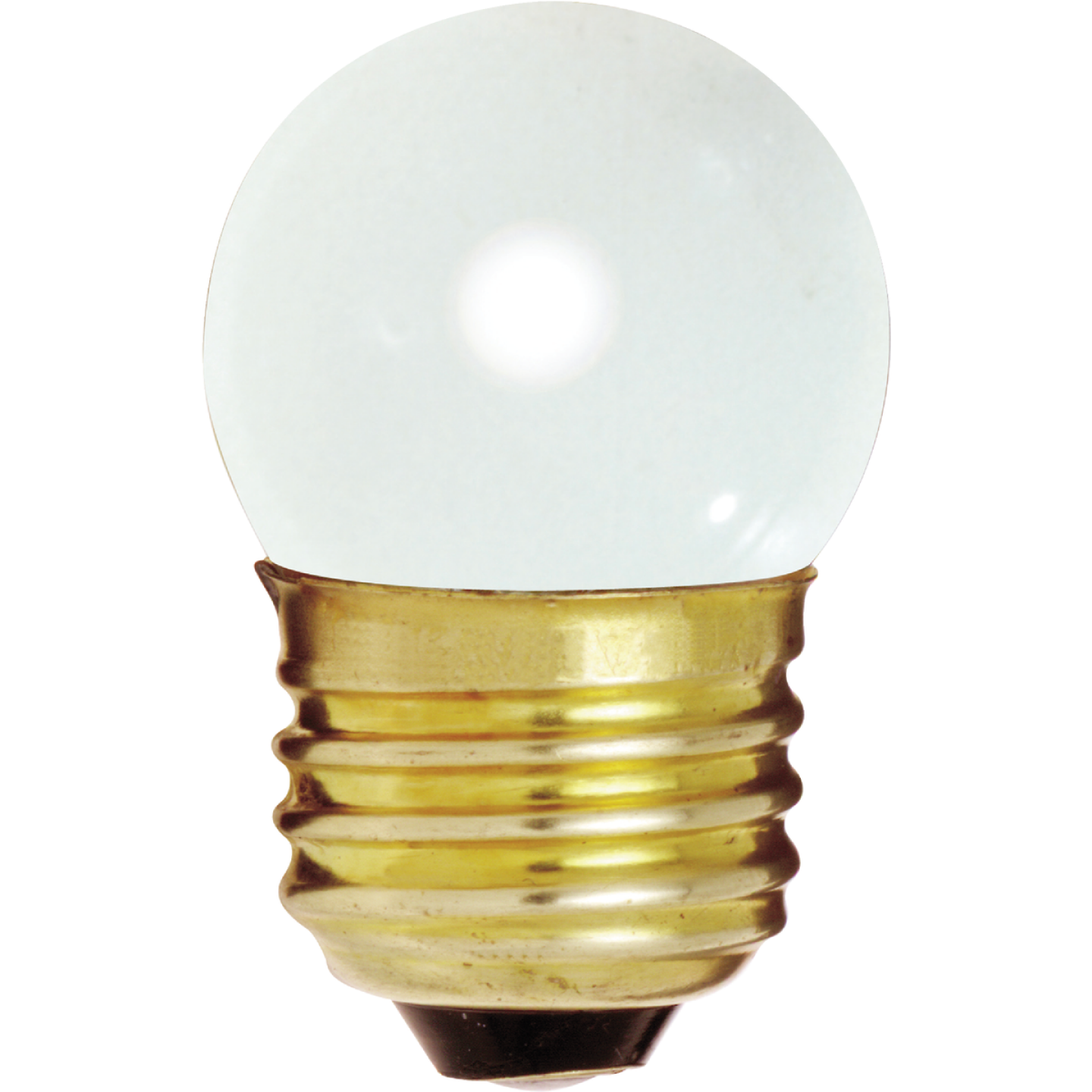 Satco 7.5W Frosted Medium Base S11 Incandescent Light Bulb Image 1