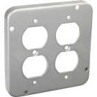 Southwire 2-Duplex Receptacles 4-11/16 In. x 4-11/16 In. Square Device Cover Image 1