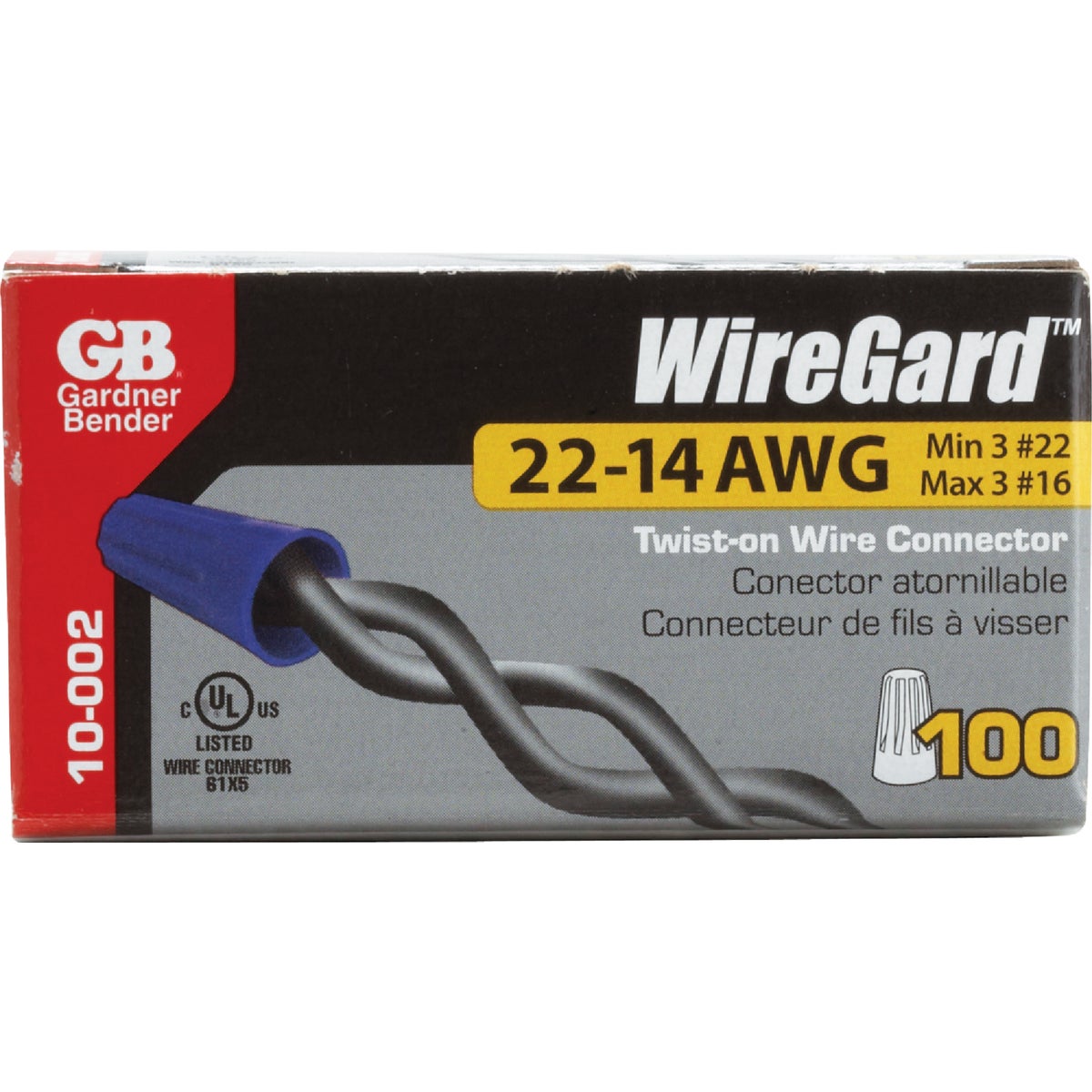 Gardner Bender WingGard Extra Small Blue 22 AWG to 16 AWG Wire Connector (100-Pack) Image 2