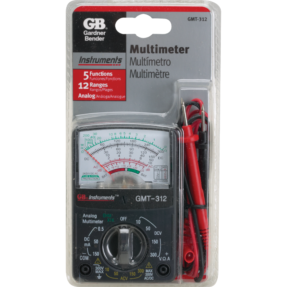 Gardner Bender Analog 5-Function Analog Multimeter Image 2