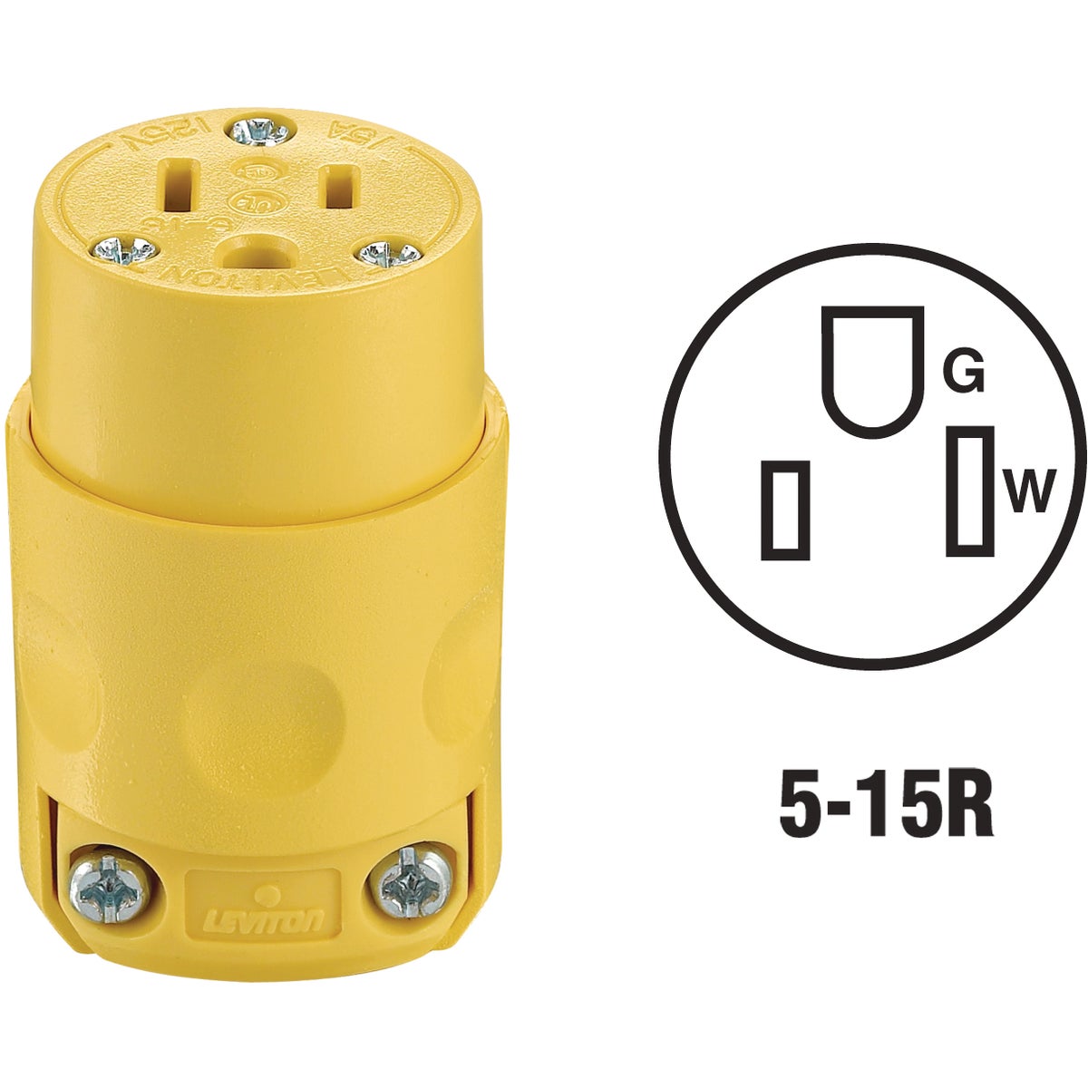 Do it 15A 125V 3-Wire 2-Pole Residential Grade Cord Connector