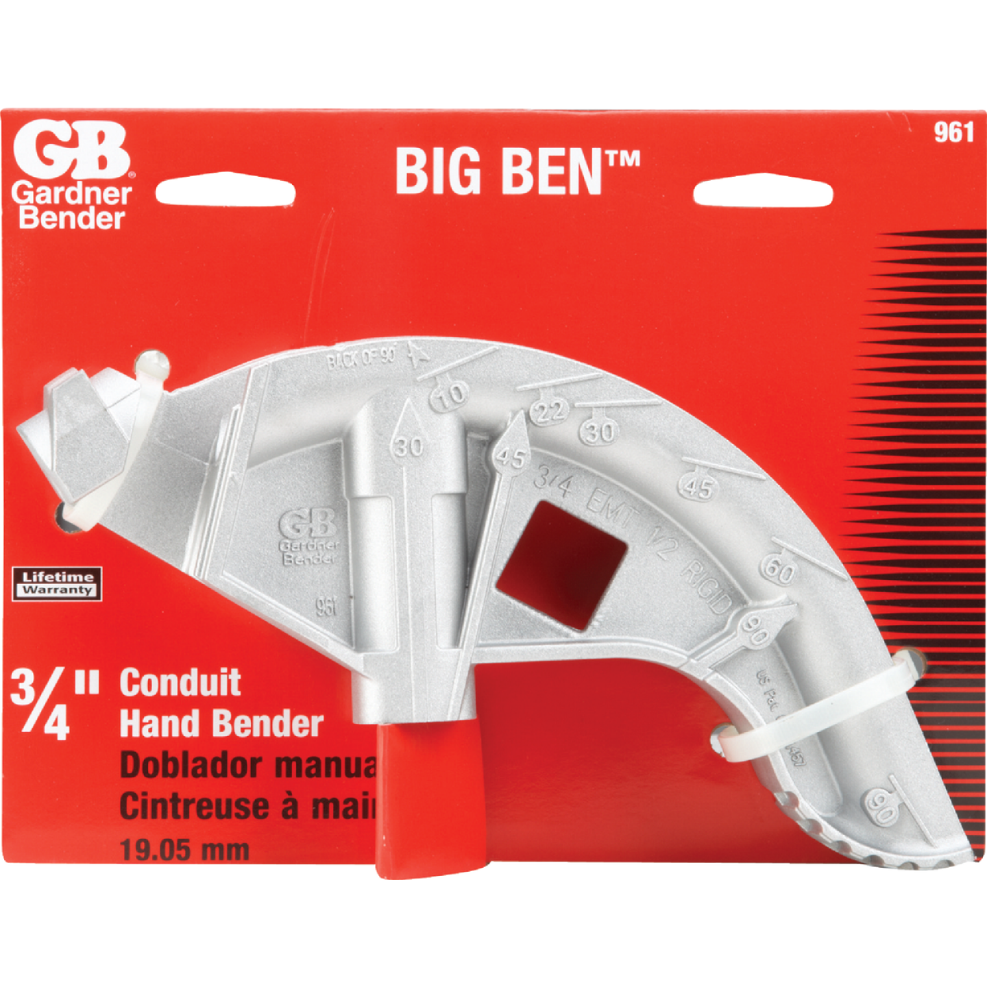 Gardner Bender Big Ben 3/4 In. EMT & 1/2 In. IMC Conduit Bender Image 2