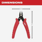 Milwaukee 5 In. Mini Flush Cutters Image 4