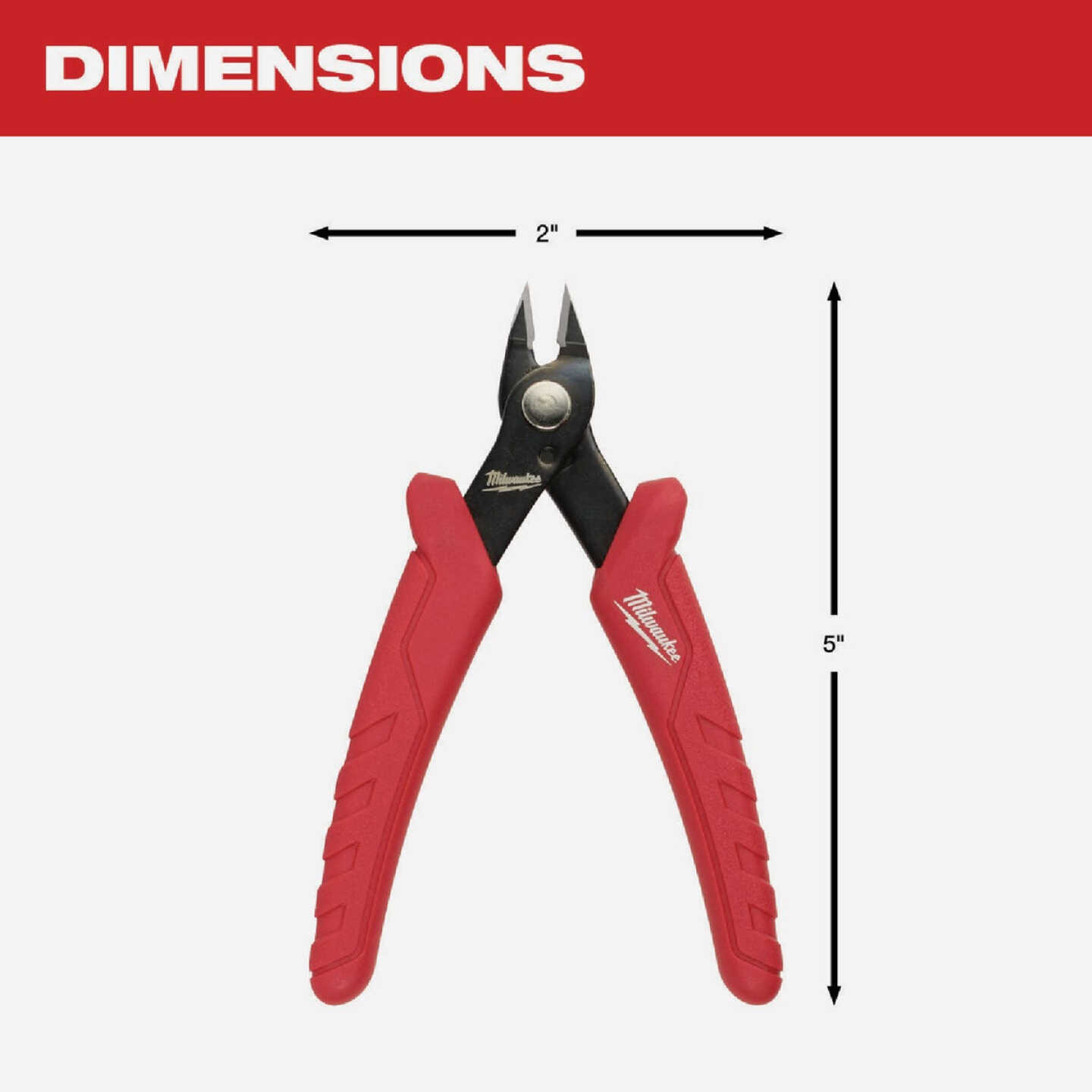 Milwaukee 5 In. Mini Flush Cutters Image 4