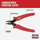 Milwaukee 5 In. Mini Flush Cutters Image 2