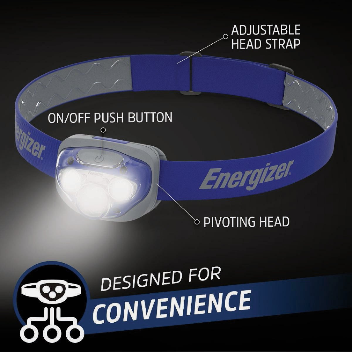 Energizer 350 Lm. LED Headlamp (2-Pack) Image 6