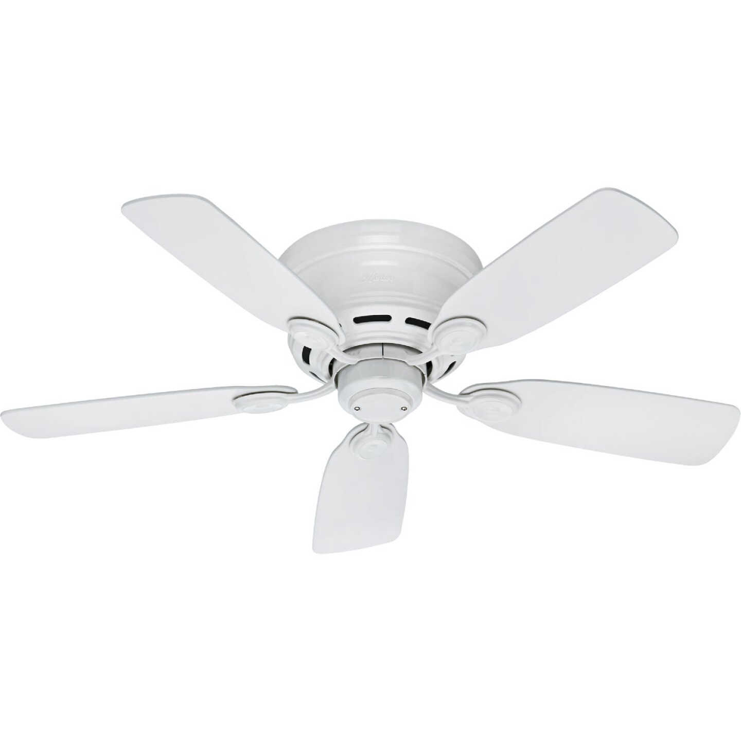 Hunter Low Profile IV 42 In. White Ceiling Fan Image 1