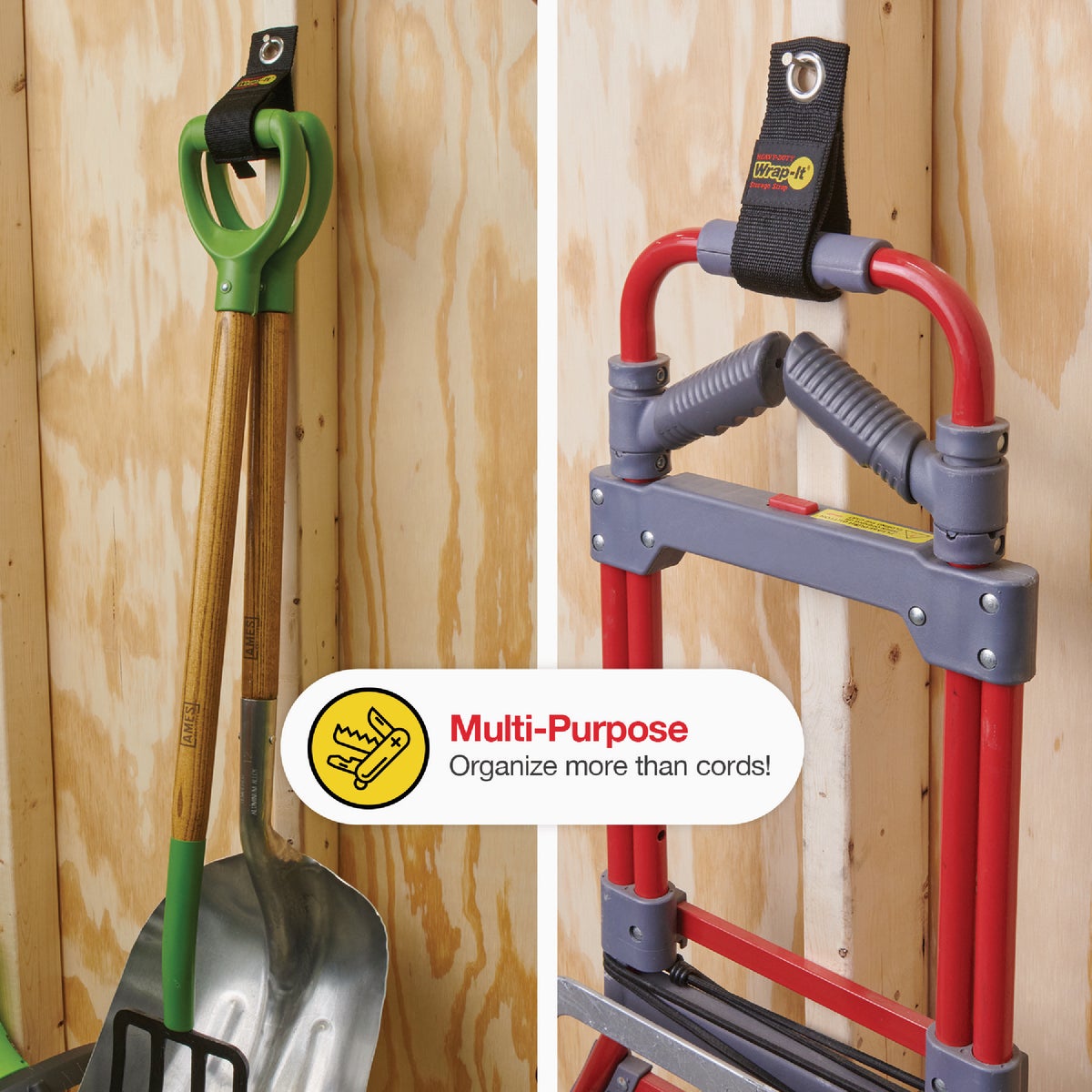 Wrap-It Storage 13 In. x 2 In. Heavy-Duty Straps (2-Pack) Image 2