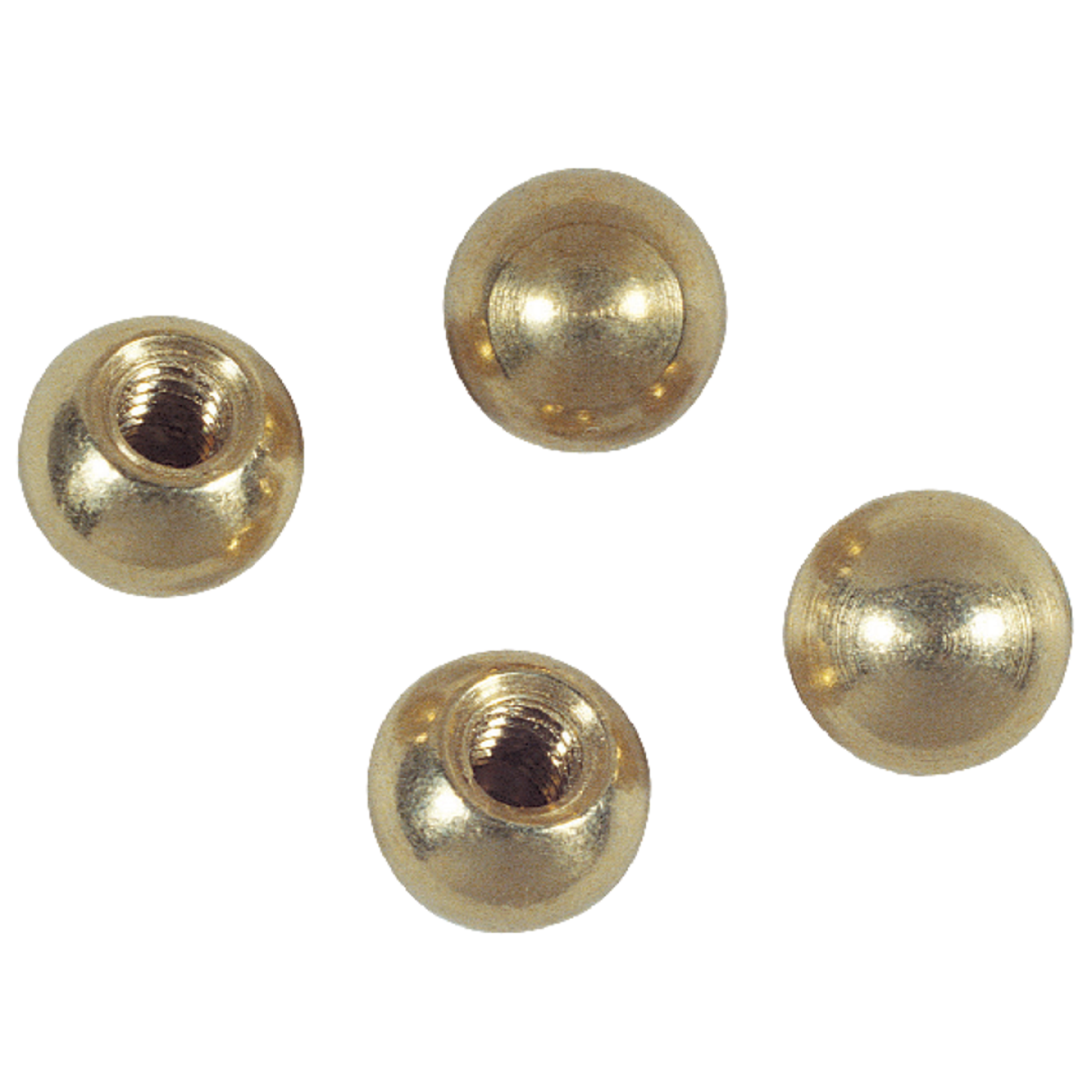 Westinghouse 3/8 In. Solid Brass Ball Nut (4-Pack) Image 1