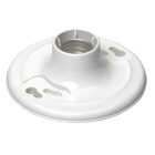 Leviton White Plastic Incandescent Lampholder with 2 Terminal Screws Image 1