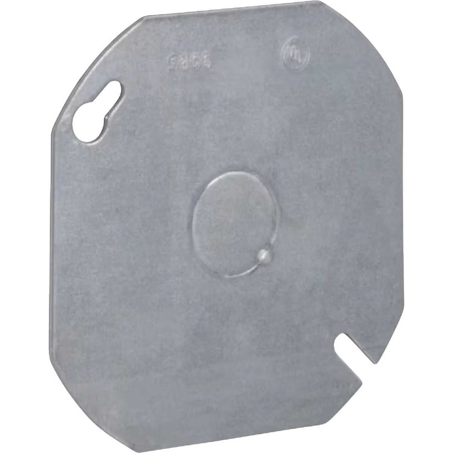Southwire 4 In. 1/2 In. Knockout Gray Round Box Cover Image 1