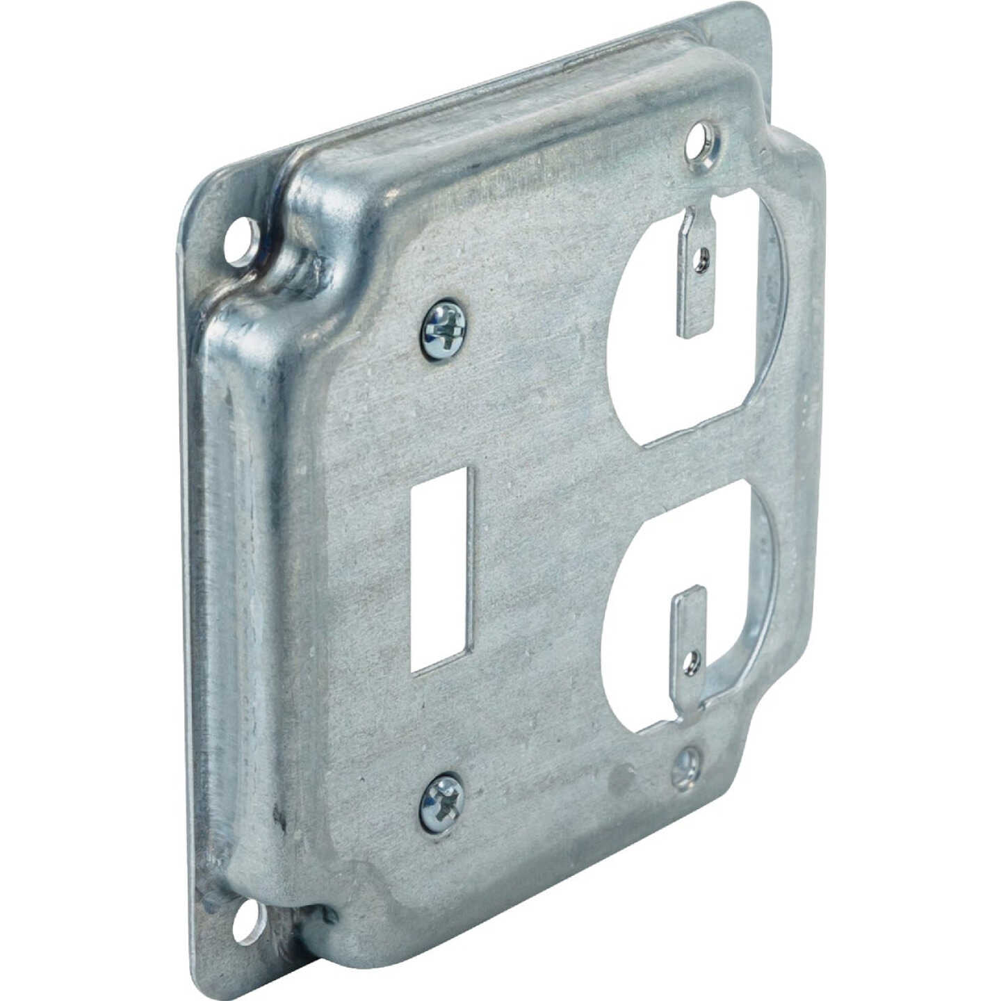 Southwire Toggle Switch/Duplex Outlet 4 In. x 4 In. Square Device Cover Image 1