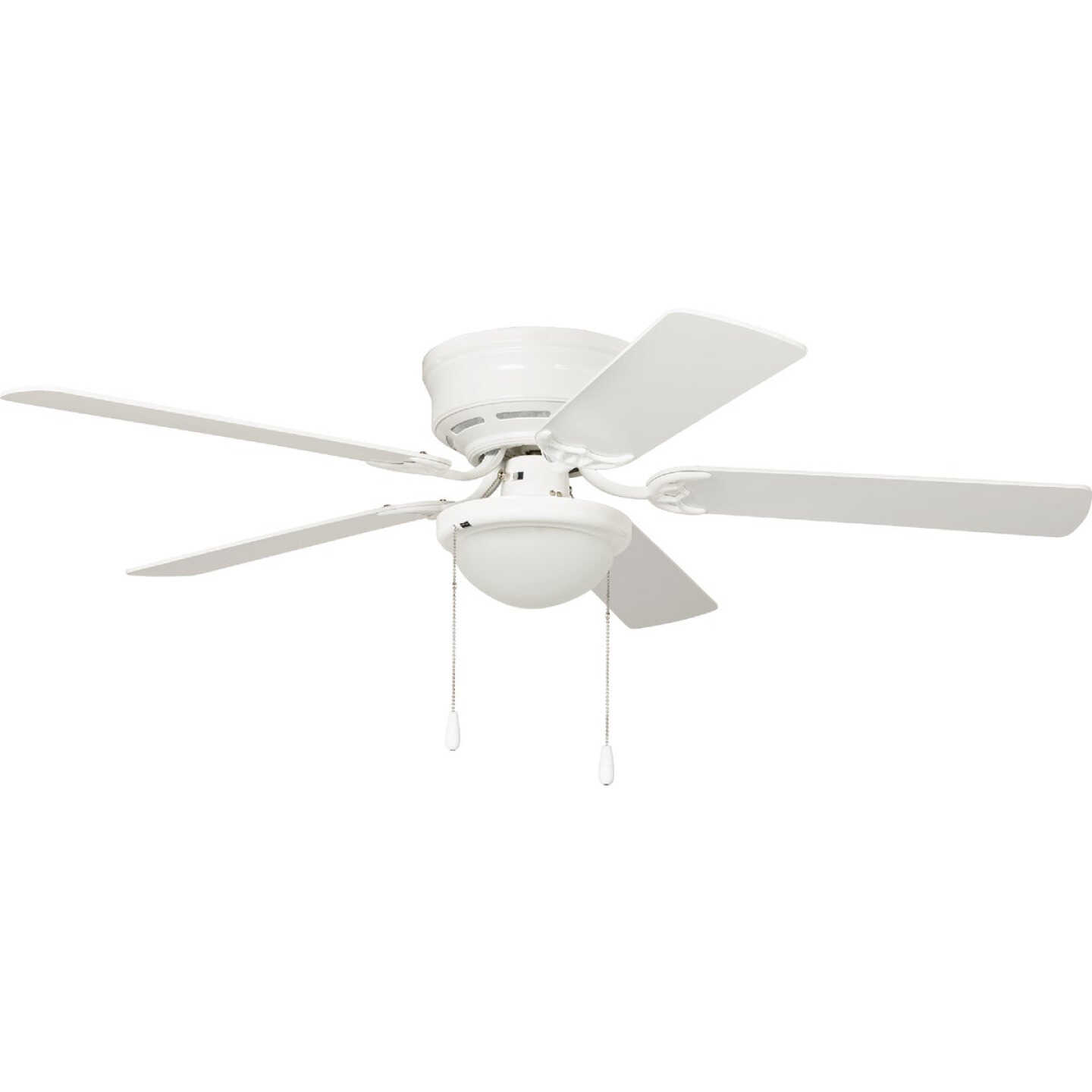 Home Impressions 52 In. White Ceiling Fan with Light Kit Image 1