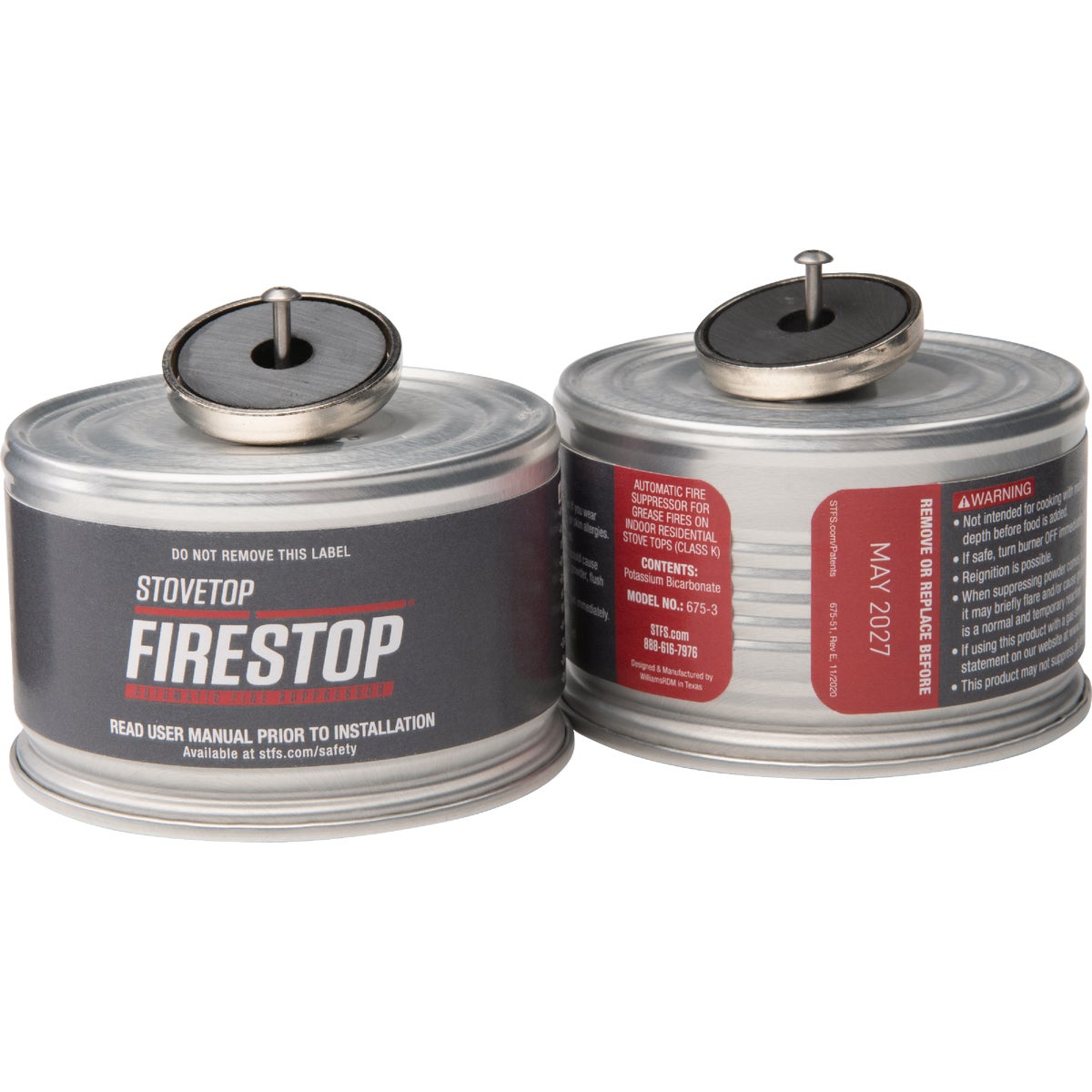StoveTop FireStop Automatic Cooktop Rangehood Fire Suppressor Image 1