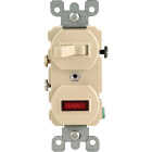 Leviton Commercial Grade Ivory 15A Switch & Pilot Light Image 1