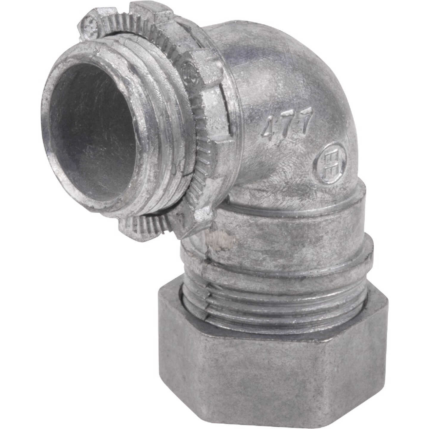 Halex 3/4 In. Compression 90-Degree EMT Conduit Connector Image 1