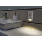 Amerelle LumiCover 1-Gang Universal Wallplate with Built-In Night Light, White Image 3