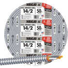 Southwire 50 Ft. 14/2 AC Armored Cable Electrical Wire Image 1