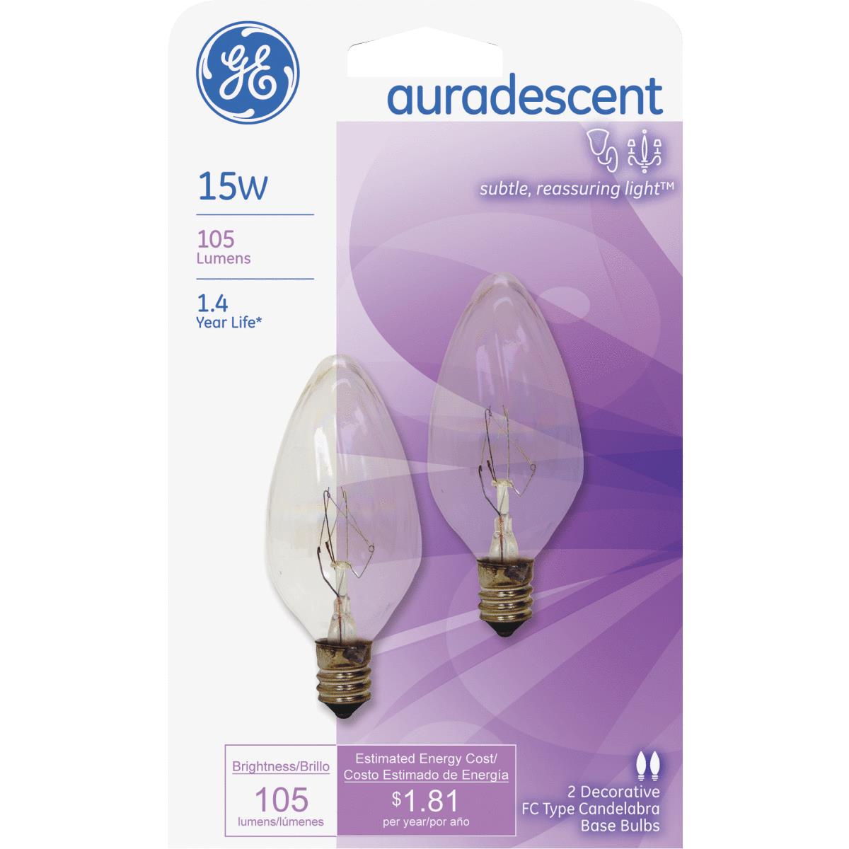 15W AURA CAND FLAME BULB