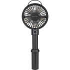 Denali Aire Plastic 4 In. Rechargeable USB Black Handheld Fan Image 3