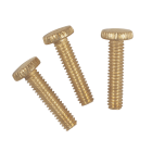 Westinghouse 3/4 In. Brass-Plated Knurled Head Fixture Screws (3-Pack) Image 1