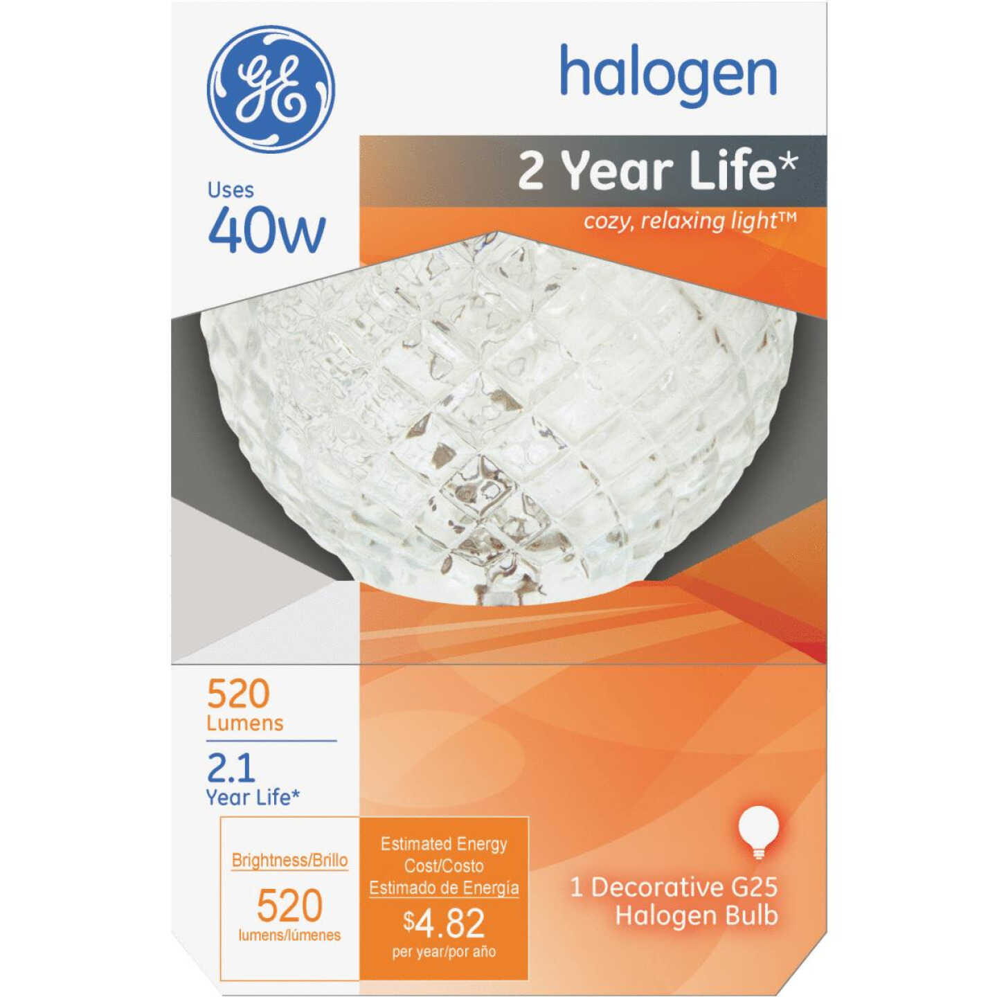 40WG25 CRYSTAL HAL GLOBE Image 1