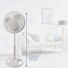 Lasko 16 In. White Pedestal Fan Image 5
