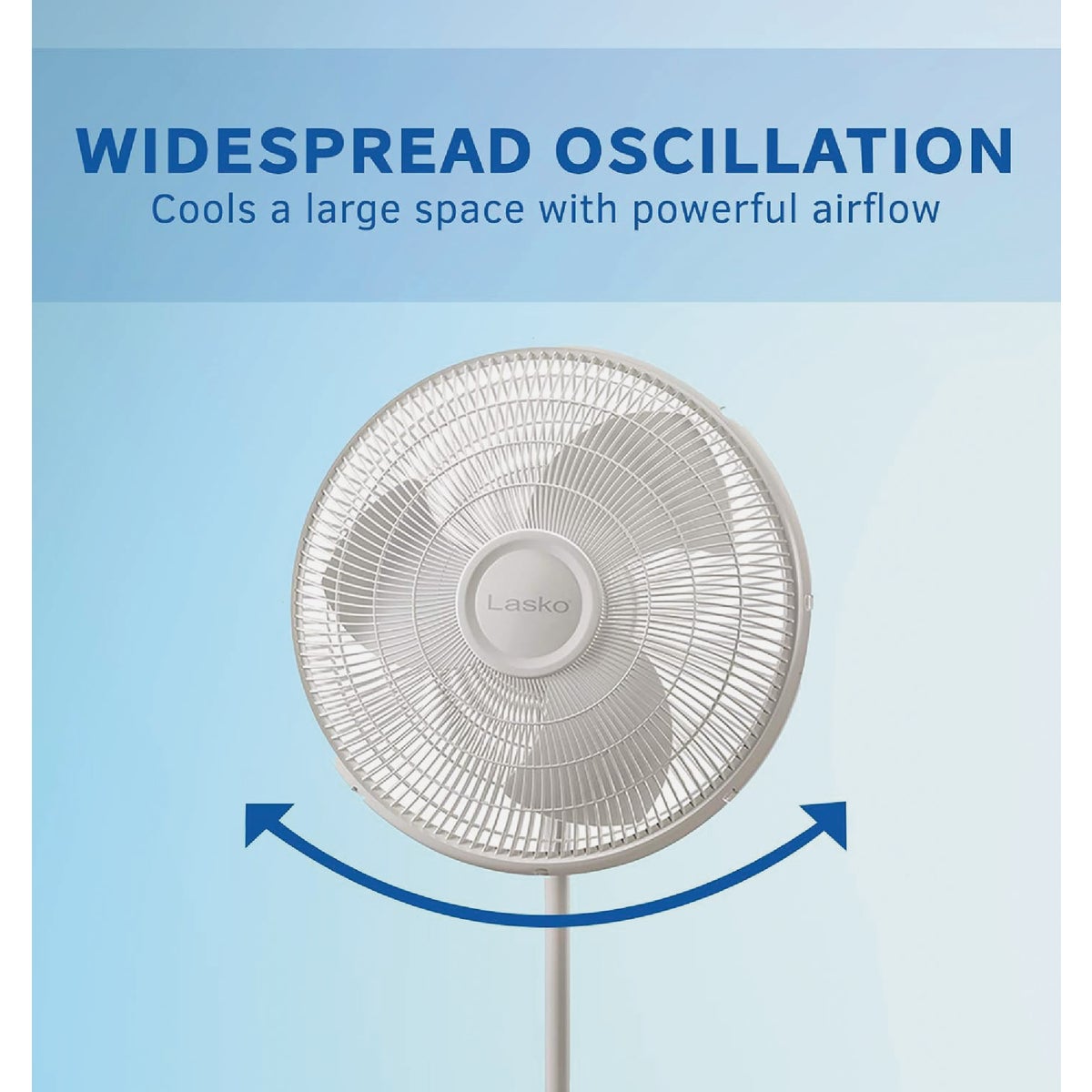 Lasko 16 In. White Pedestal Fan Image 3