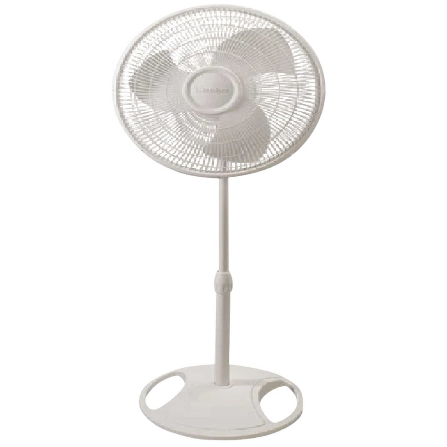 Lasko 16 In. White Pedestal Fan Image 1