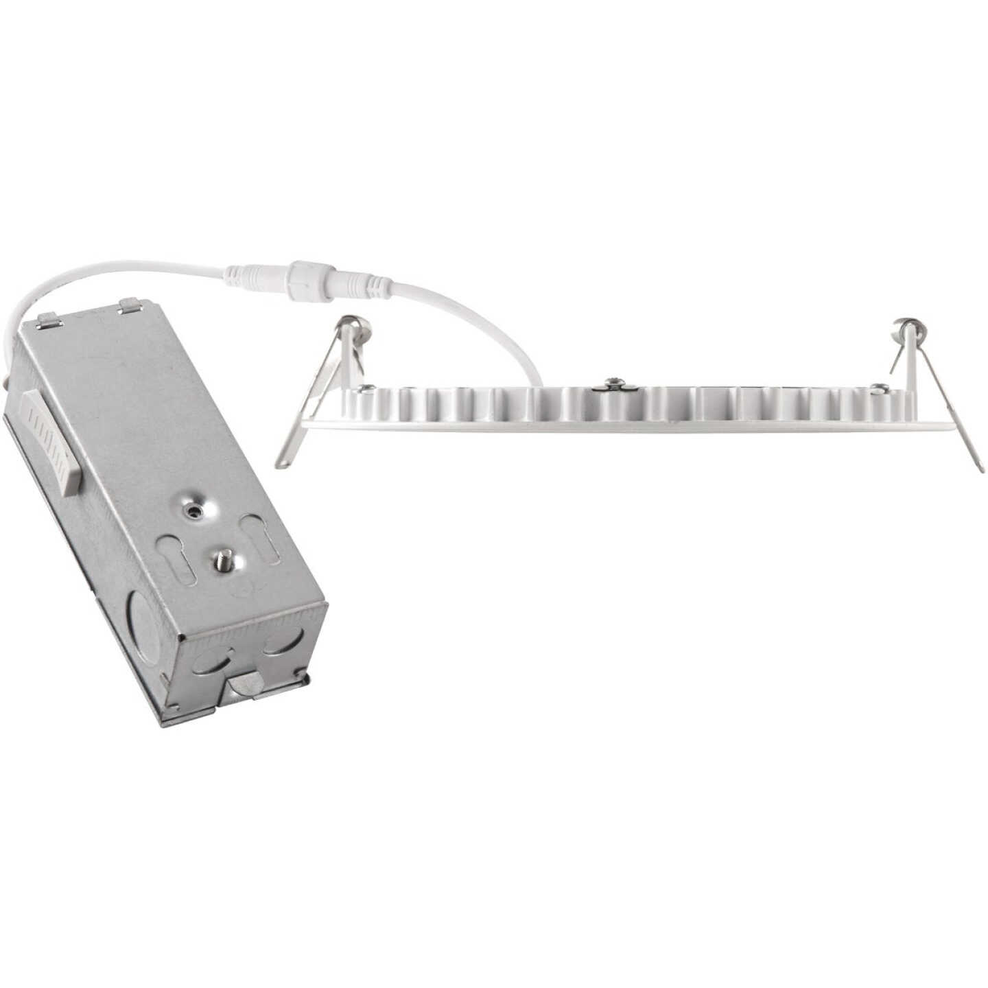 6 In. New Construction IC Rated White CCT Tunable Slim LED Downlight, 1100 Lm. Image 4