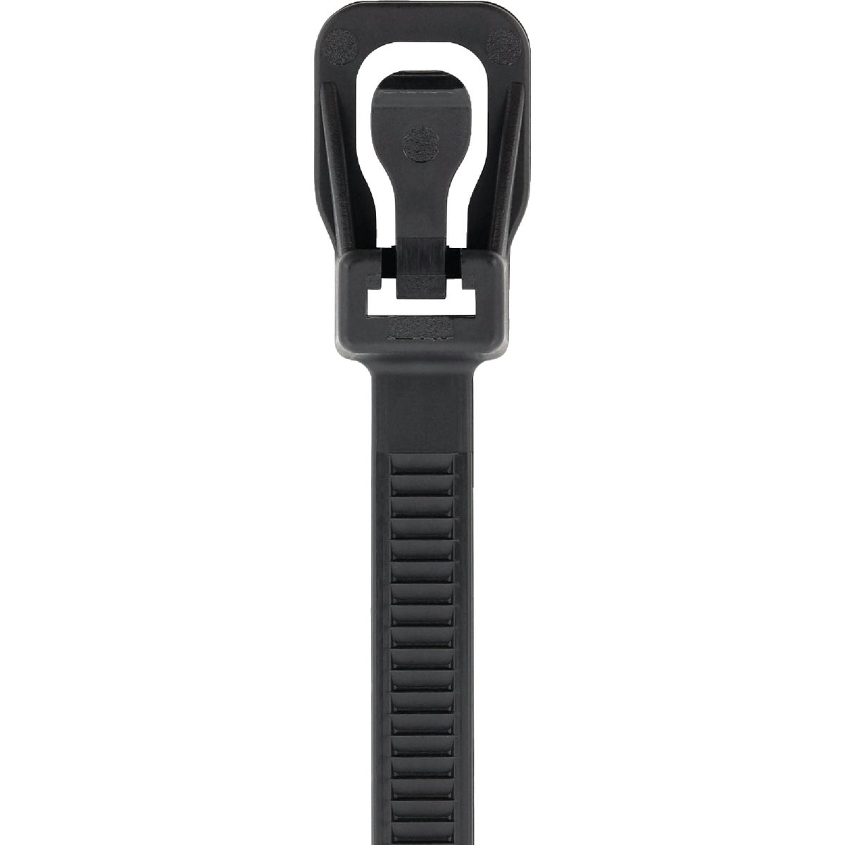 RETYZ EveryTie 8 In. Black Releasable Tie (100-Pack) Image 3