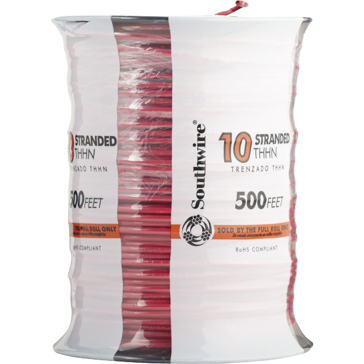 Southwire 500 Ft. 10 AWG Stranded Red THHN Electrical Wire Image 2
