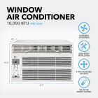 Perfect Aire 10,000 BTU 450 Sq. Ft. Window Air Conditioner with Remote Control Image 5