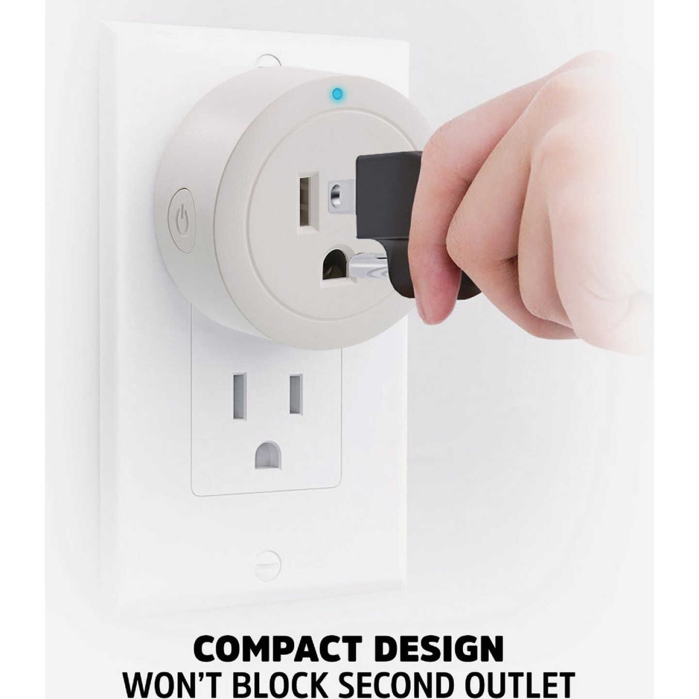 Energizer Connect 125V 1-Outlet Indoor Smart WiFi Plug (2-Pack) Image 2