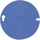 Carlon 4 In. Blank Blue Round Box Cover Image 1