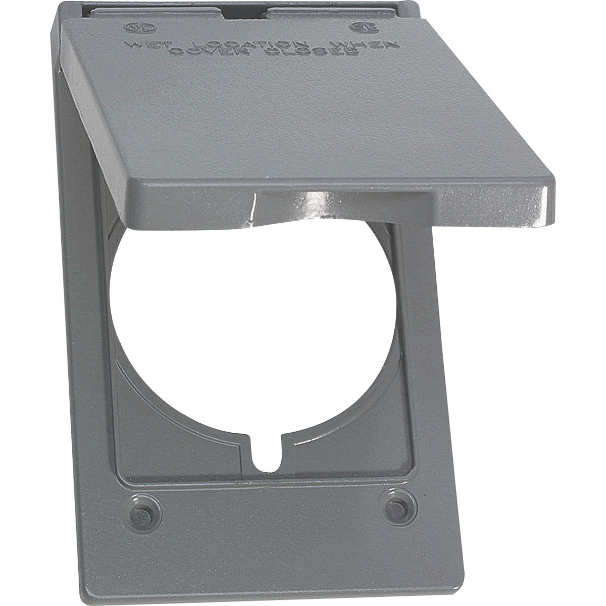 Southwire Single Gang 30A/50A Gray Vertical Weatherproof Cover