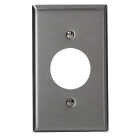 Leviton 1-Gang Stainless Steel Single Outlet Wall Plate Image 1