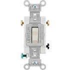 Leviton Toggle Light Almond 20A 3-Way Switch Image 1