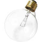 Satco 25W Clear Medium Base G25 Incandescent Globe Light Bulb Image 1