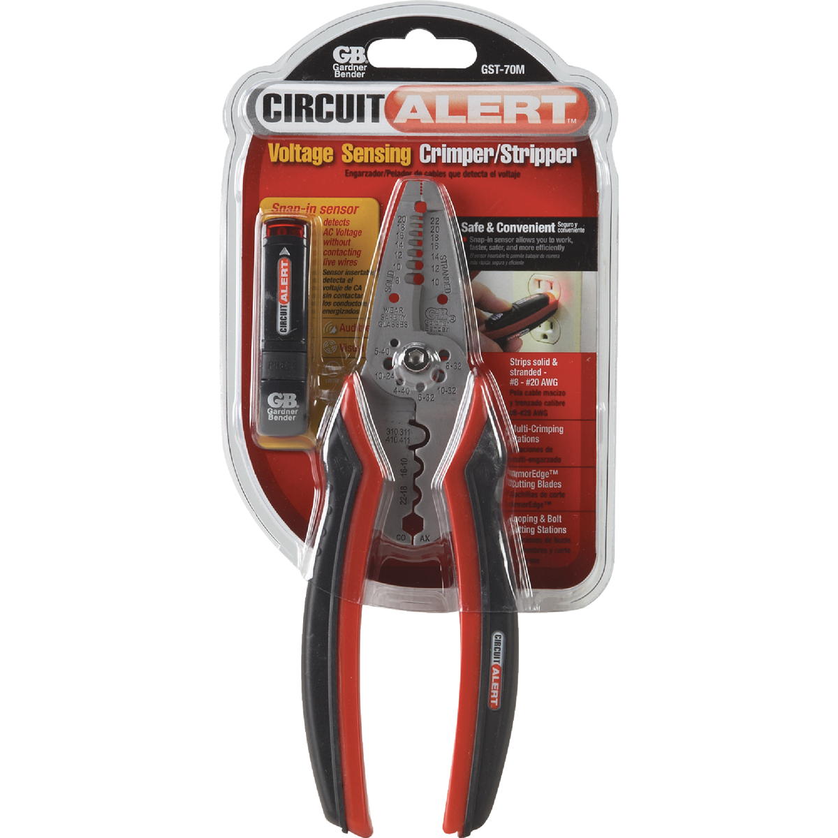 Gardner Bender 8 In. Circuit Alert Crimper & Stripper Image 2