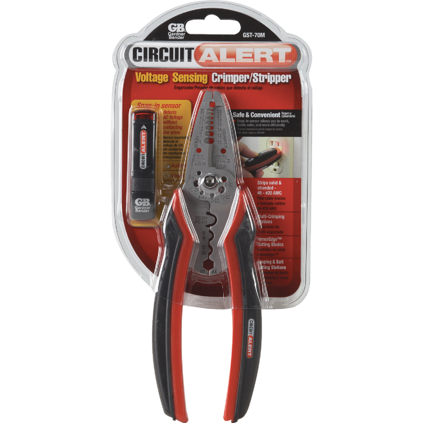 Gardner Bender 8 In. Circuit Alert Crimper & Stripper Image 2