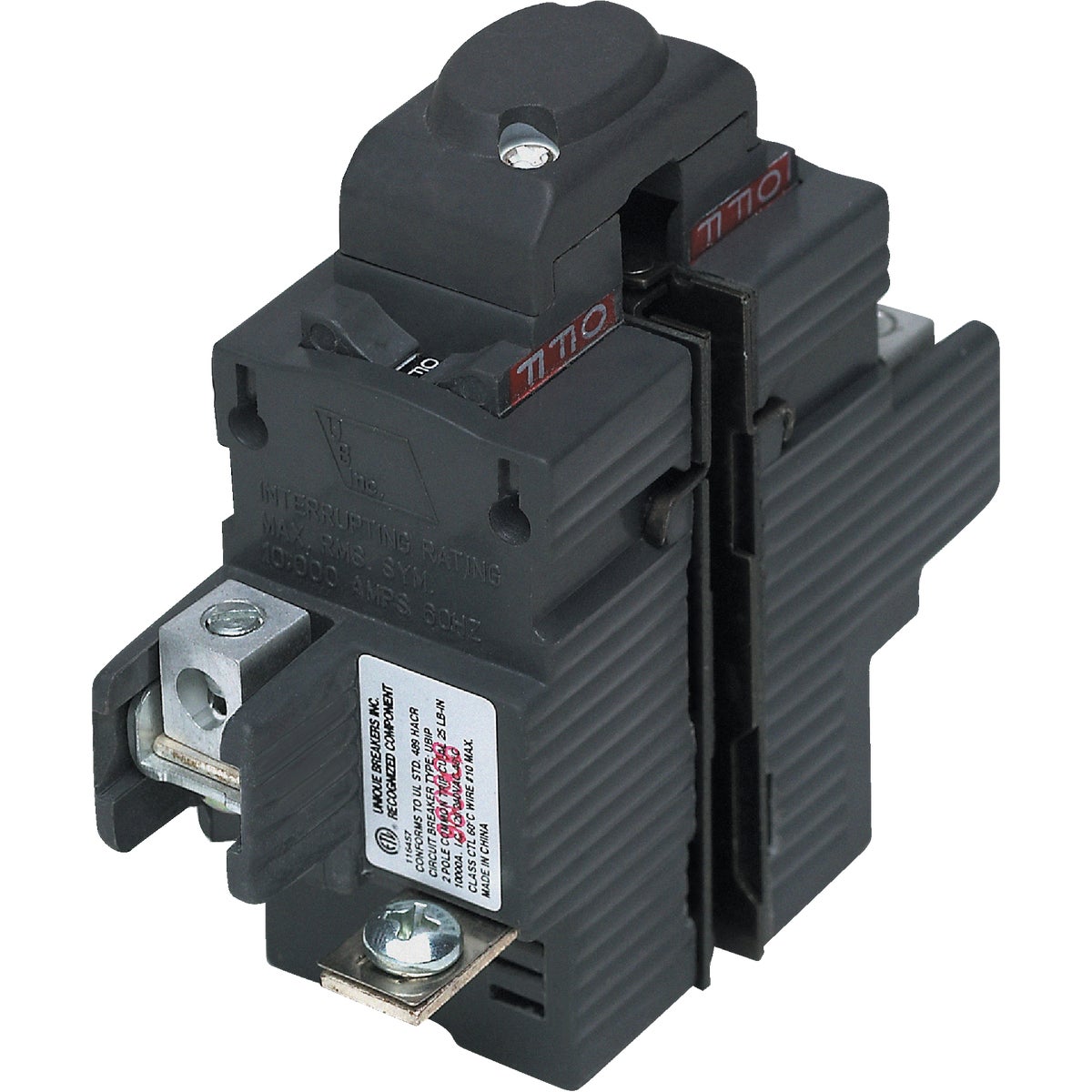 Connecticut Electric 60A Double-Pole Standard Trip Packaged Replacement Circuit Breaker For Pushmatic