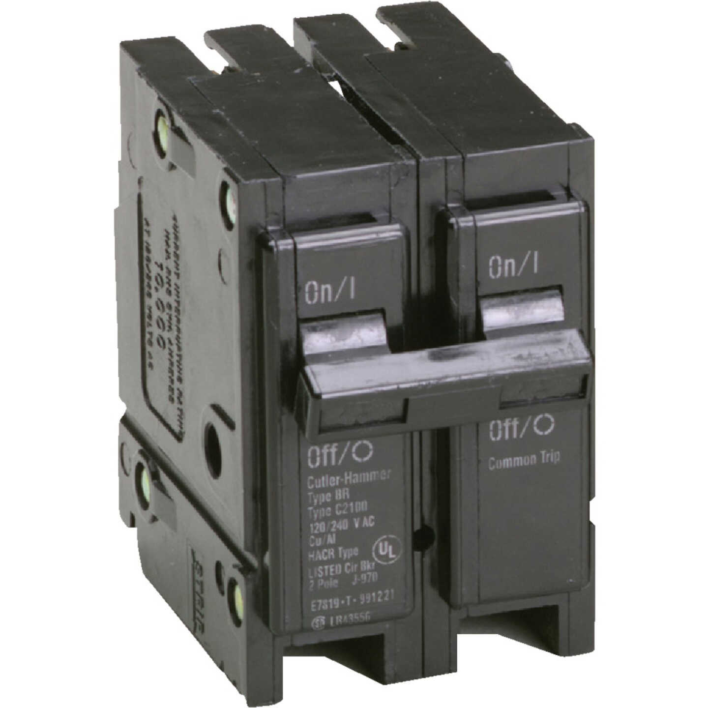Eaton BR 70A Double-Pole Standard Trip Circuit Breaker Image 1