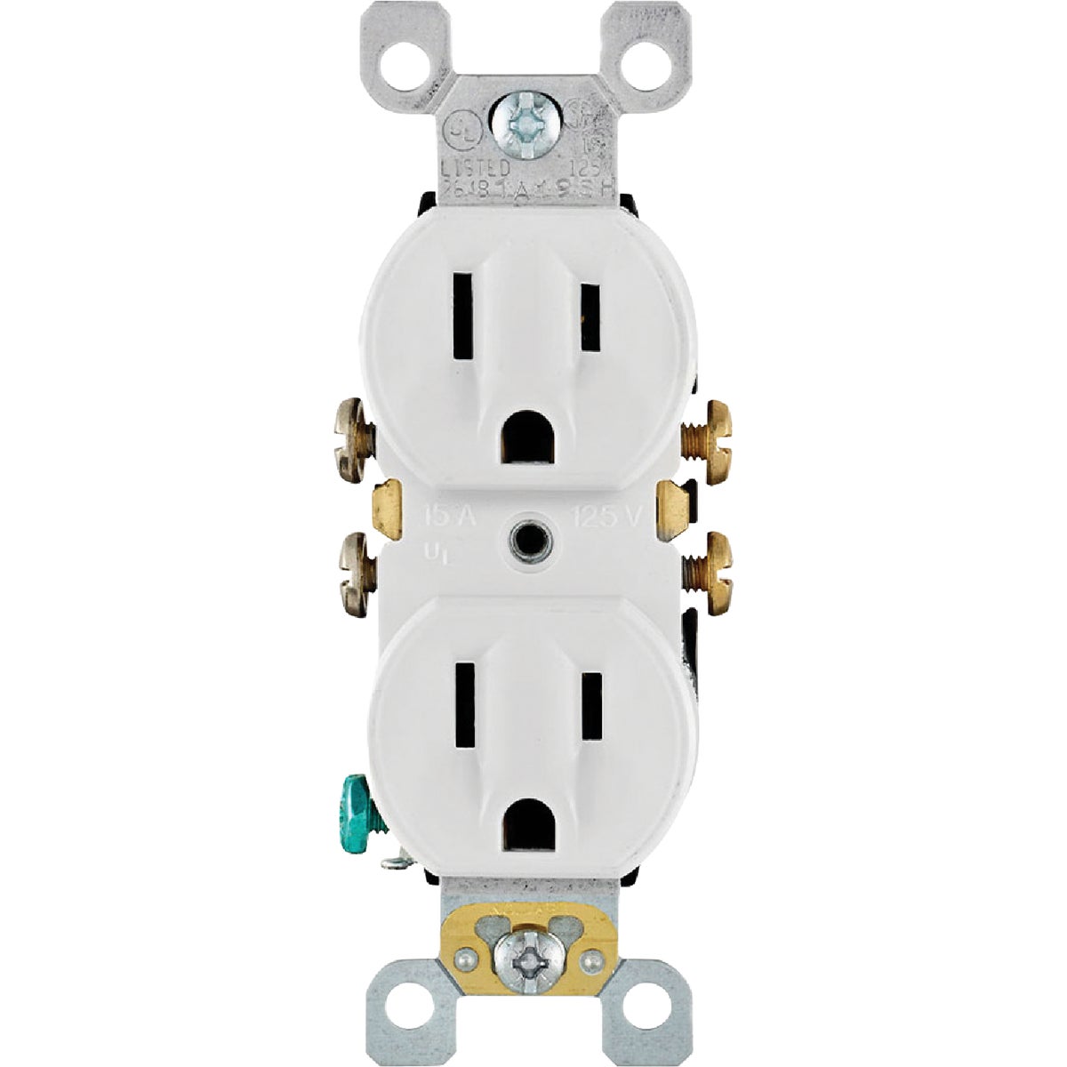 Leviton 15A White  5-15R Duplex Outlet (10-Pack) Image 2