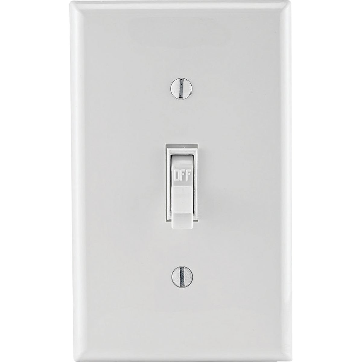 Leviton Residential Grade 15 Amp Toggle Single Pole Grounded Switch, White, (10-Pack) Image 3