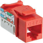 Leviton Orange 8-Conductor Cat-6 Connector Jack Image 1