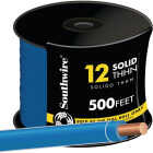 Southwire 500 Ft. 12 AWG Solid Blue THHN Electrical Wire Image 1