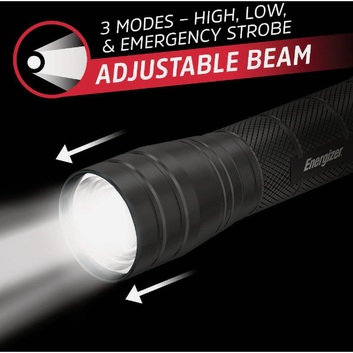Energizer 1000 Lm. LED Metal Flashlight Image 3