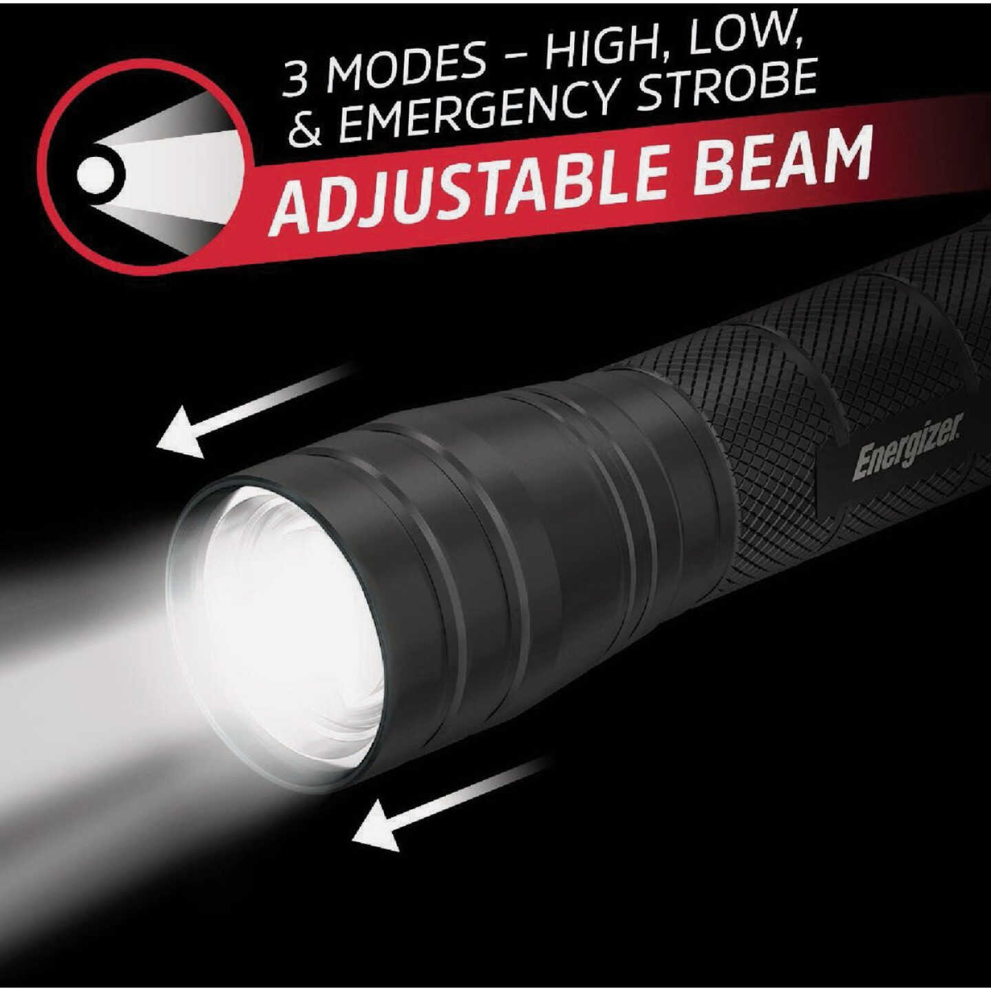 Energizer 1000 Lm. LED Metal Flashlight Image 3